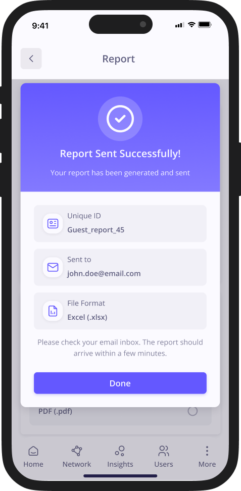 Report Success