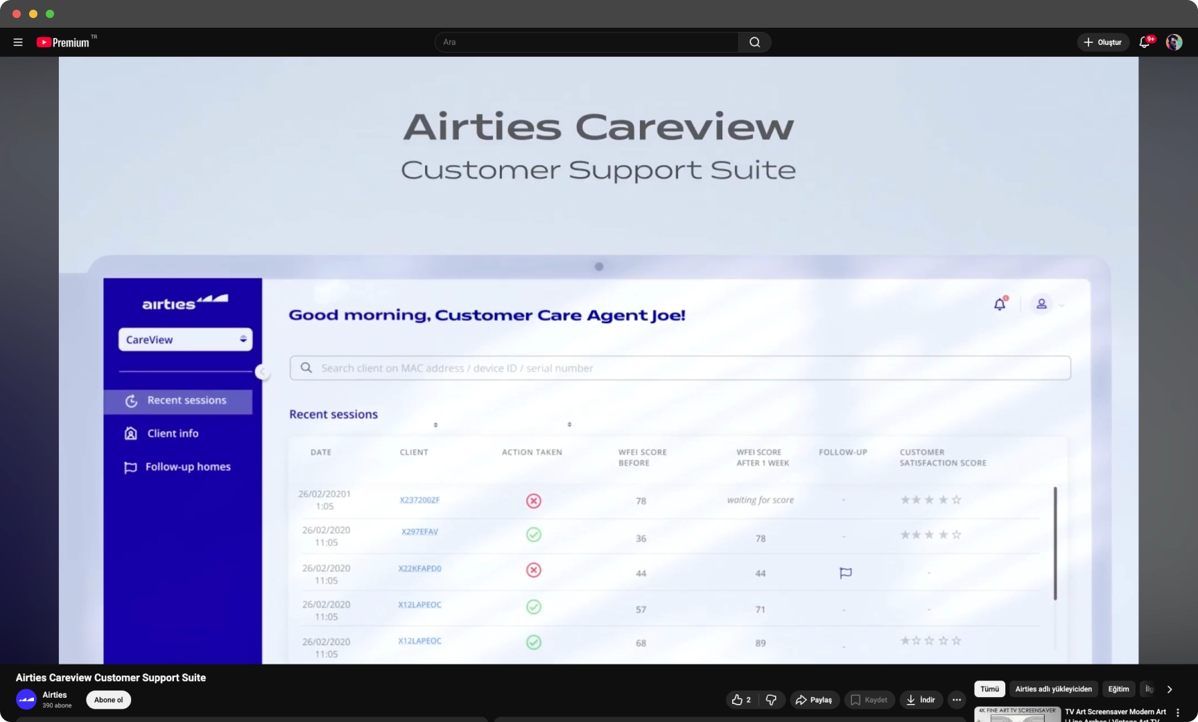 Airties Careview Customer Support Suite