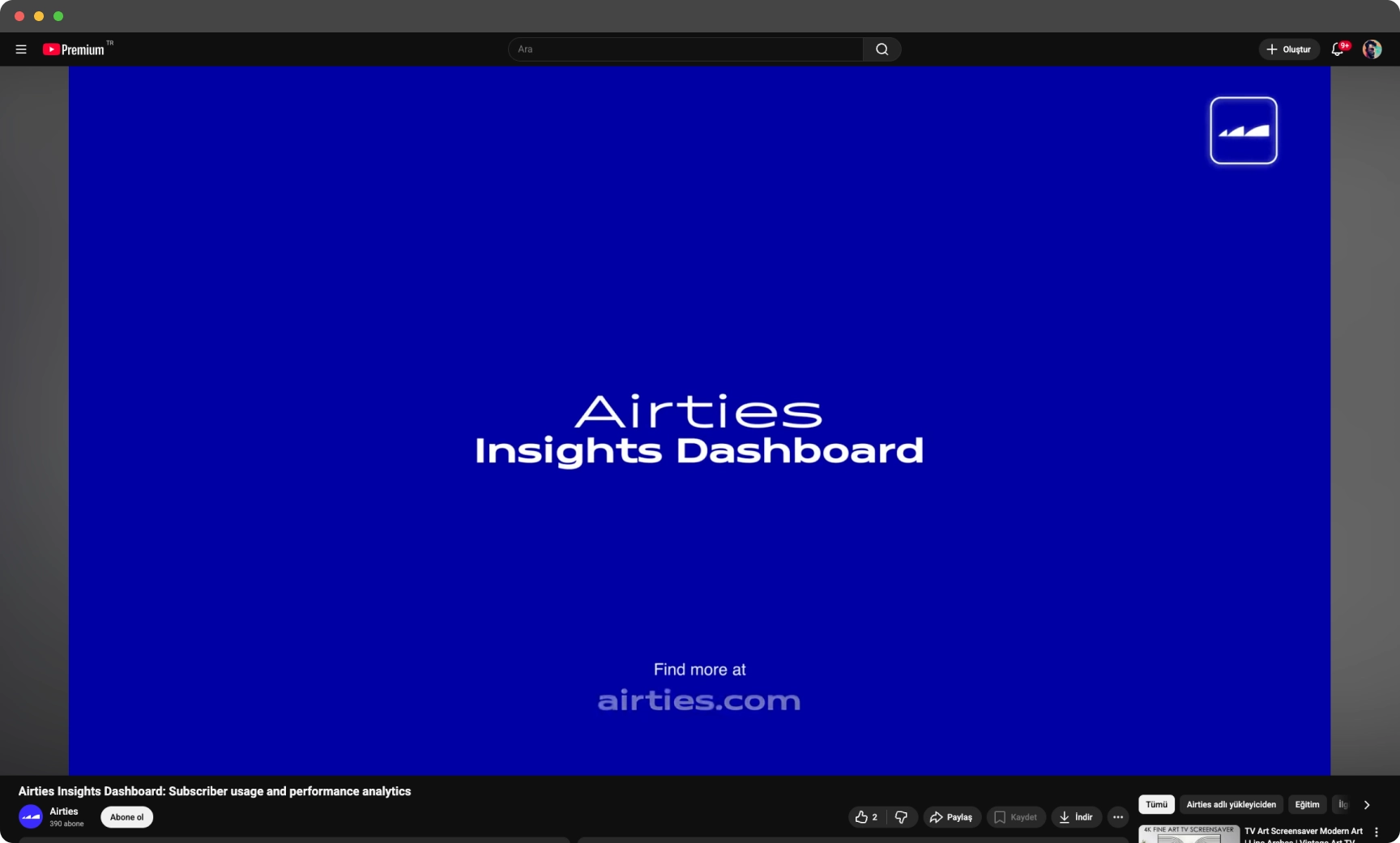 Airties Insights Dashboard