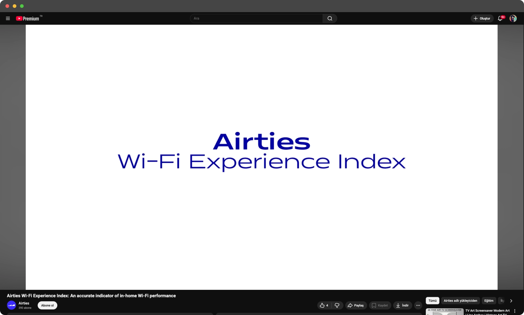 Airties Wi-Fi Experience Index
