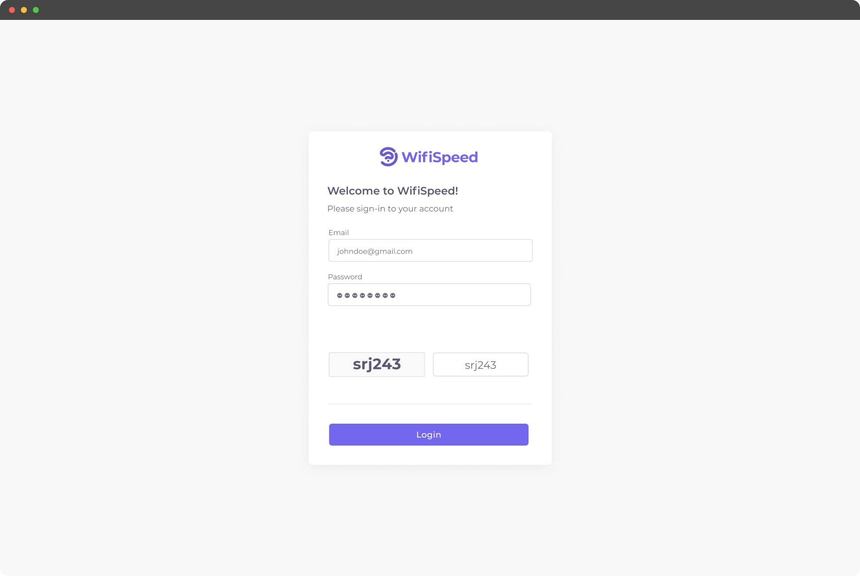 Login Screen